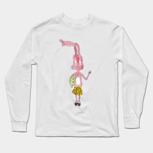 the hare is not tired of being at home Long Sleeve T-Shirt